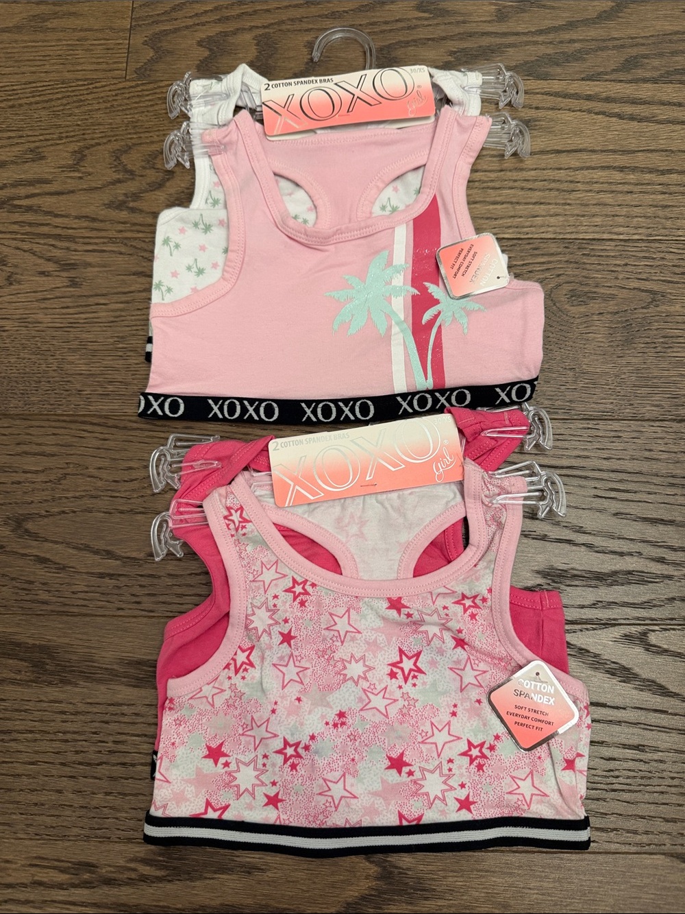 XOXO Girls' Pink Cotton Blend Bras